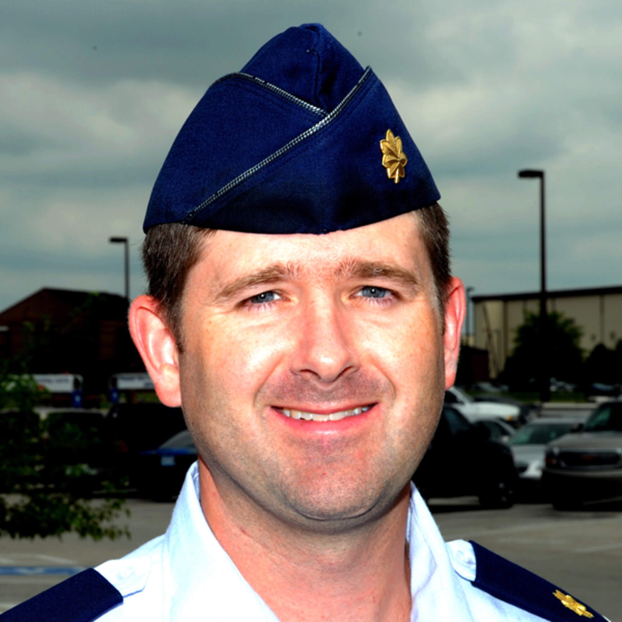 WHITEMAN AIR FORCE BASE, Mo. -   “I enjoy hanging out with my son,” Maj. Douglas Bouton, 509th Operations Support Squadron. (U.S. Air Force photo/Senior Airman Cory Todd)