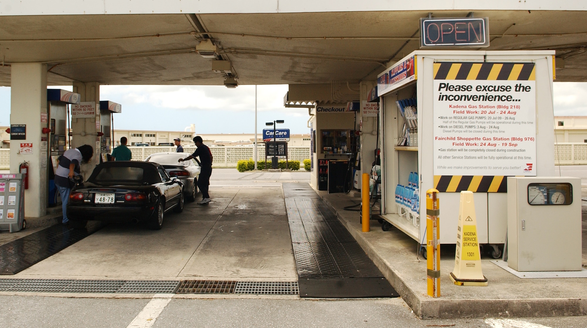 The Army and Air Force Exchange Service gas stations will be replacing its tanks July 20.  (U.S. Air Force photo/Tech. Sgt. Rey Ramon)   