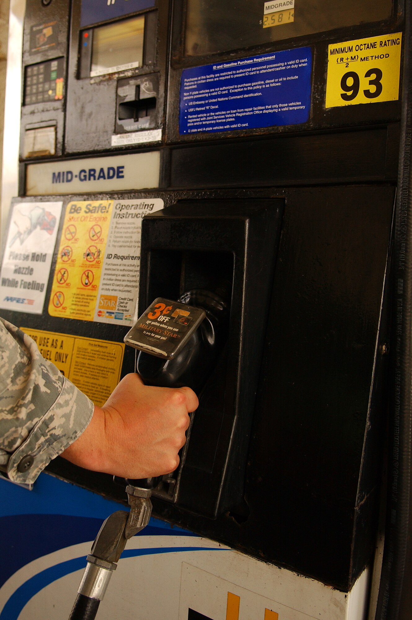 The Army and Air Force Exchange Service gas stations will be replacing its tanks July 20.  (U.S. Air Force photo/Tech. Sgt. Rey Ramon)   