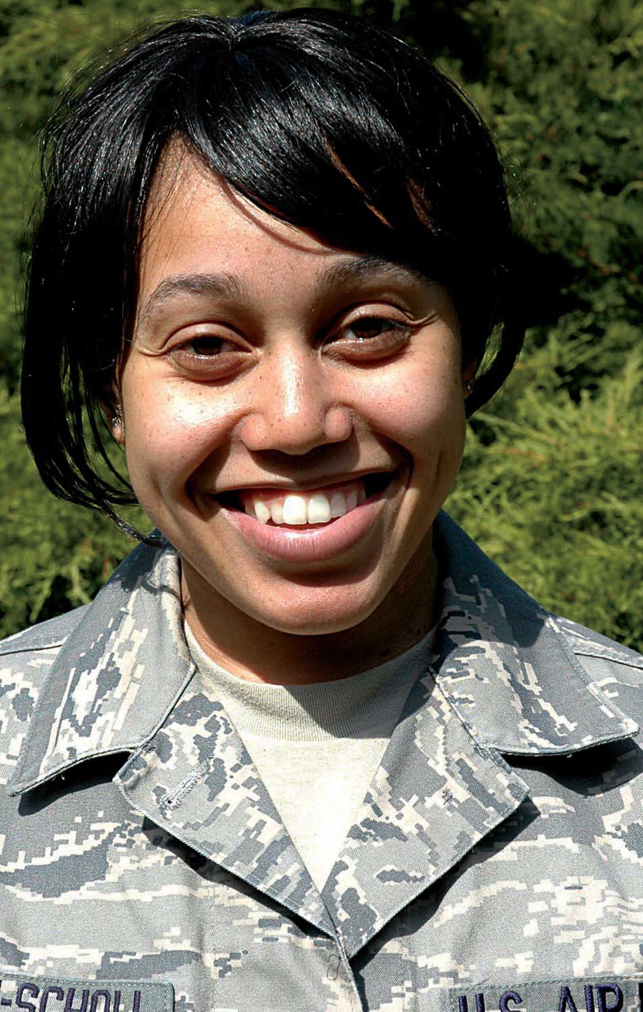 Senior Airman Channel Bolton-Scholl, an aircraft maintenance technician with the 446th Maintenance Squadron at McChord AFB, Wash., played an important role in an Operation Deep Freeze deployment where she provided maintenance support for an aeromedical evacuation mission of an injured scientist.  The Air Force Chief of Staff reviews the selections. The selections for the 2009 12 Outstanding Airmen of the Year were announced July 2 by Air Force officials at Randolph Air Force Base, Texas. (U.S. Air Force photo)