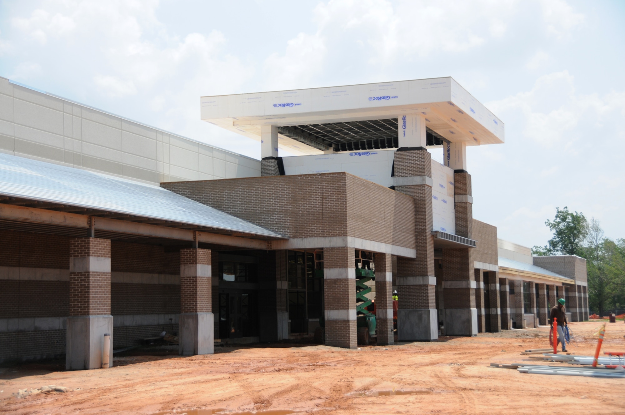 The $61.9 million base exchange and commissary complex replaces structures gutted by Hurricane Katrina nearly four years ago.  (U.S. Air Force photo by Kemberly Groue)