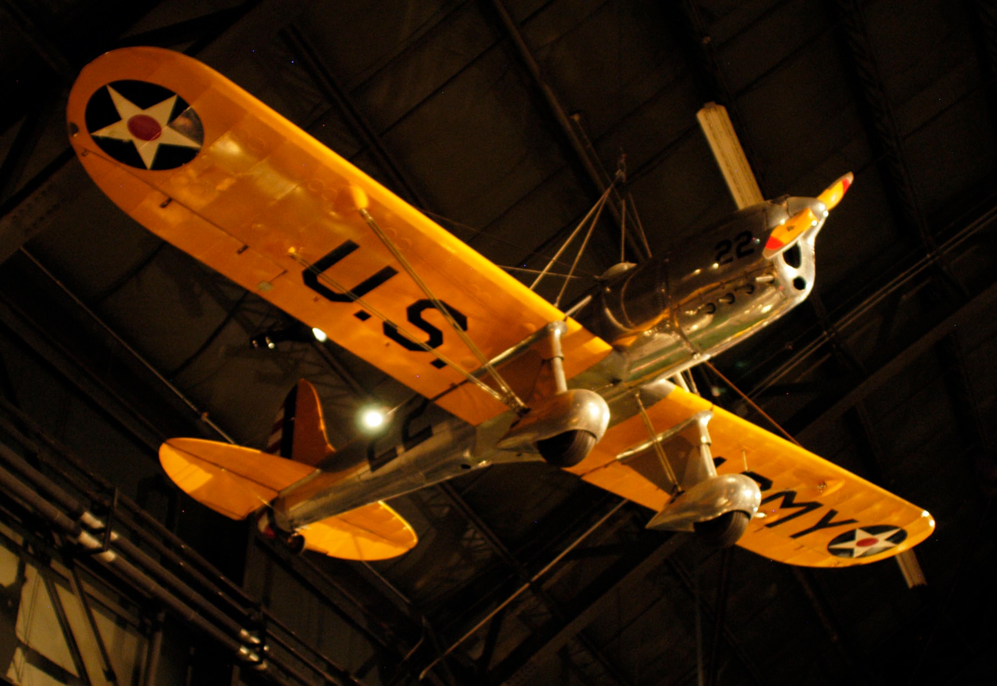 DAYTON, Ohio -- Ryan YPT-16 in the Early Years Gallery at the National Museum of the United States Air Force. (U.S. Air Force photo)