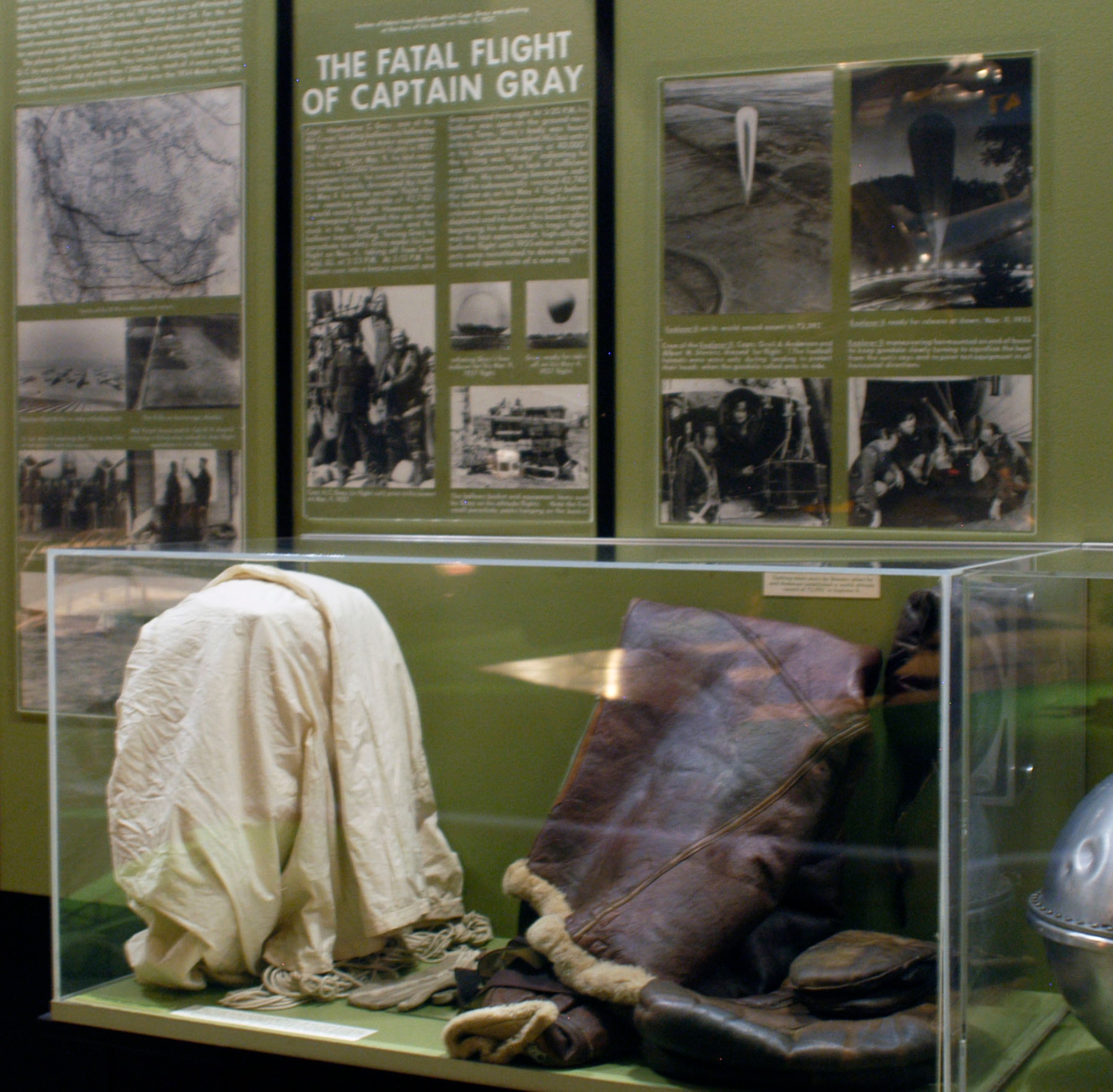 DAYTON, Ohio -- Capt. Hawthorne C. Gray exhibit in the Early Years Gallery at the National Museum of the United States Air Force. (U.S. Air Force photo)