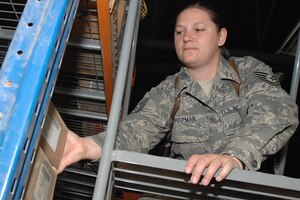 KIRKUK REGIONAL AIRE BASE, Iraq -- Technical Sgt. Dawn Chapman is currently deployed from the 1st Logistics Readiness Squadron. (Courtesy photo)
