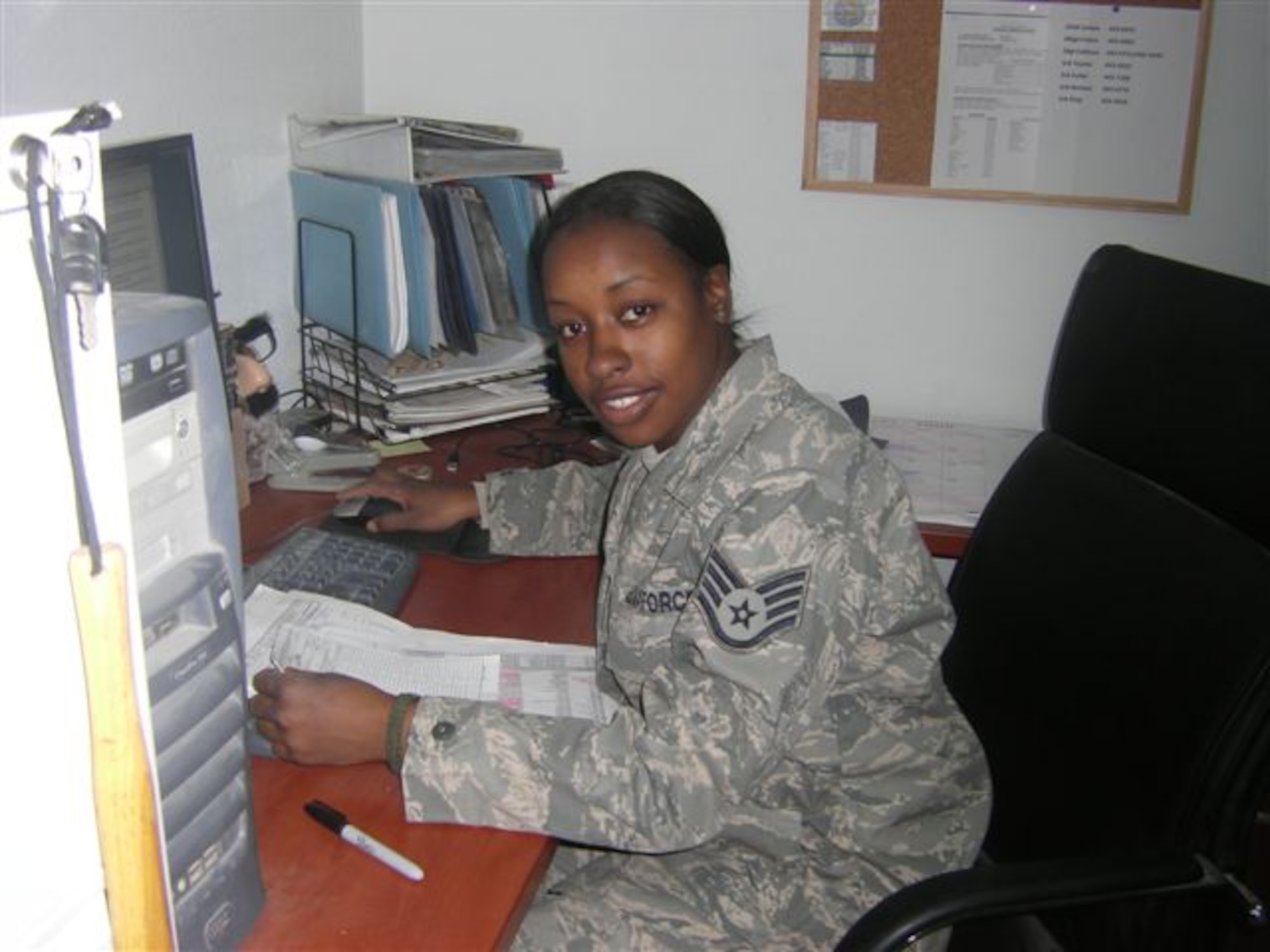 Staff Sgt. Monique Barnes