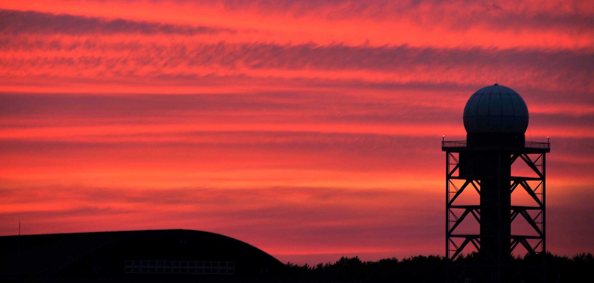 MISAWA AIR BASE, Japan -- The sun sets over the North side of Misawa Air Base July 16. In the summer months, the sun sets around 7 p.m. and rises at 4 a.m. (U.S. Air Force photo/Senior Airman Chad C. Strohmeyer)