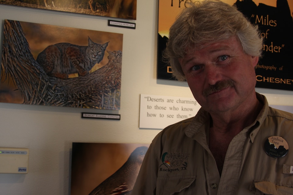 The work of David Jesse McChesney, a renowned wildlife and nature photographer, is being displaying in a free photo exhibit called “Miles of Wonder” at the Joshua Tree National Park visitors center in Joshua Tree until Aug. 9.