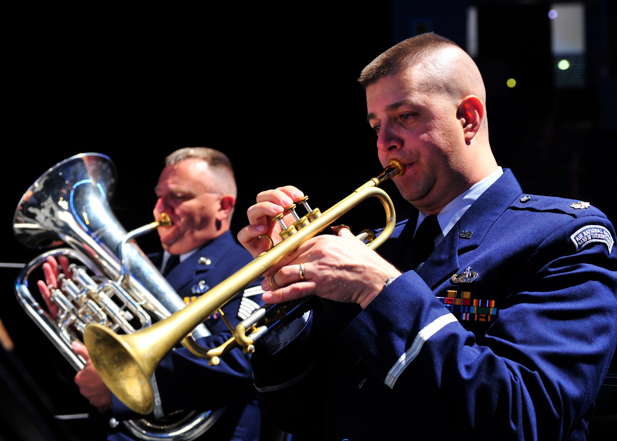 SPOKANE Wash. – The Washington Air National Guard Band kicks off the 29th Annual Veterans Wheelchair Games with familiar marching music here July 13. (U.S. Air Force photo / Senior Airman Joshua K. Chapman)

