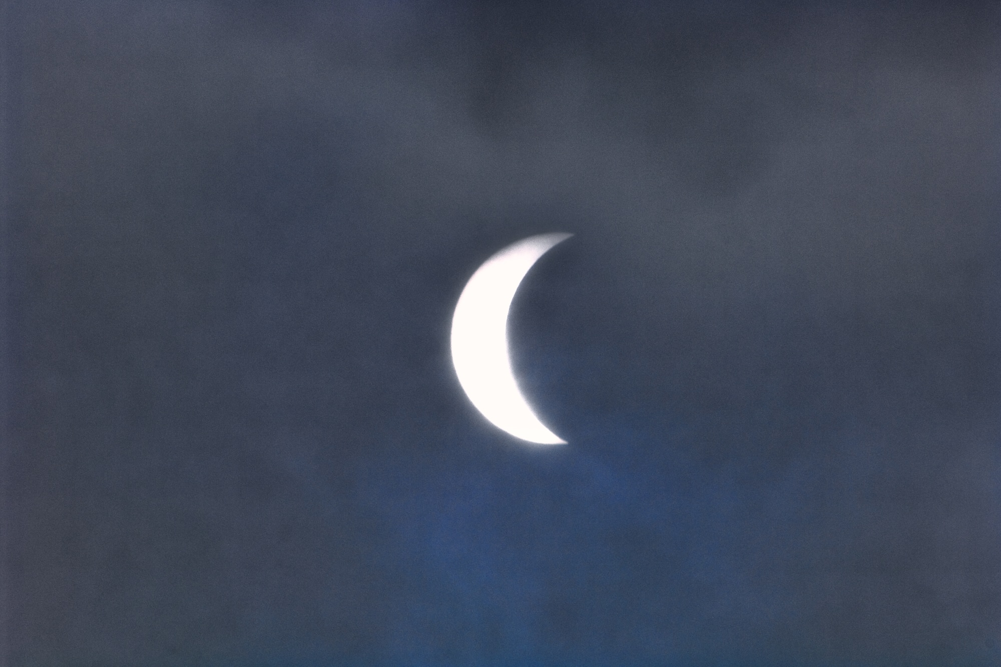 YOKOTA AIR BASE, Japan -- The longest solar eclipse of the century, the total eclipse was more than six minutes long, as seen from the east side of base at 11:12 a.m. July 22. The eclipse was only visible from Southeast Asia and the Pacific, including India, Bhutan, Nepal, Bangladesh, China, Japan, and the Marshall Islands. (U.S. Air Force photo/Osakabe Yasuo)