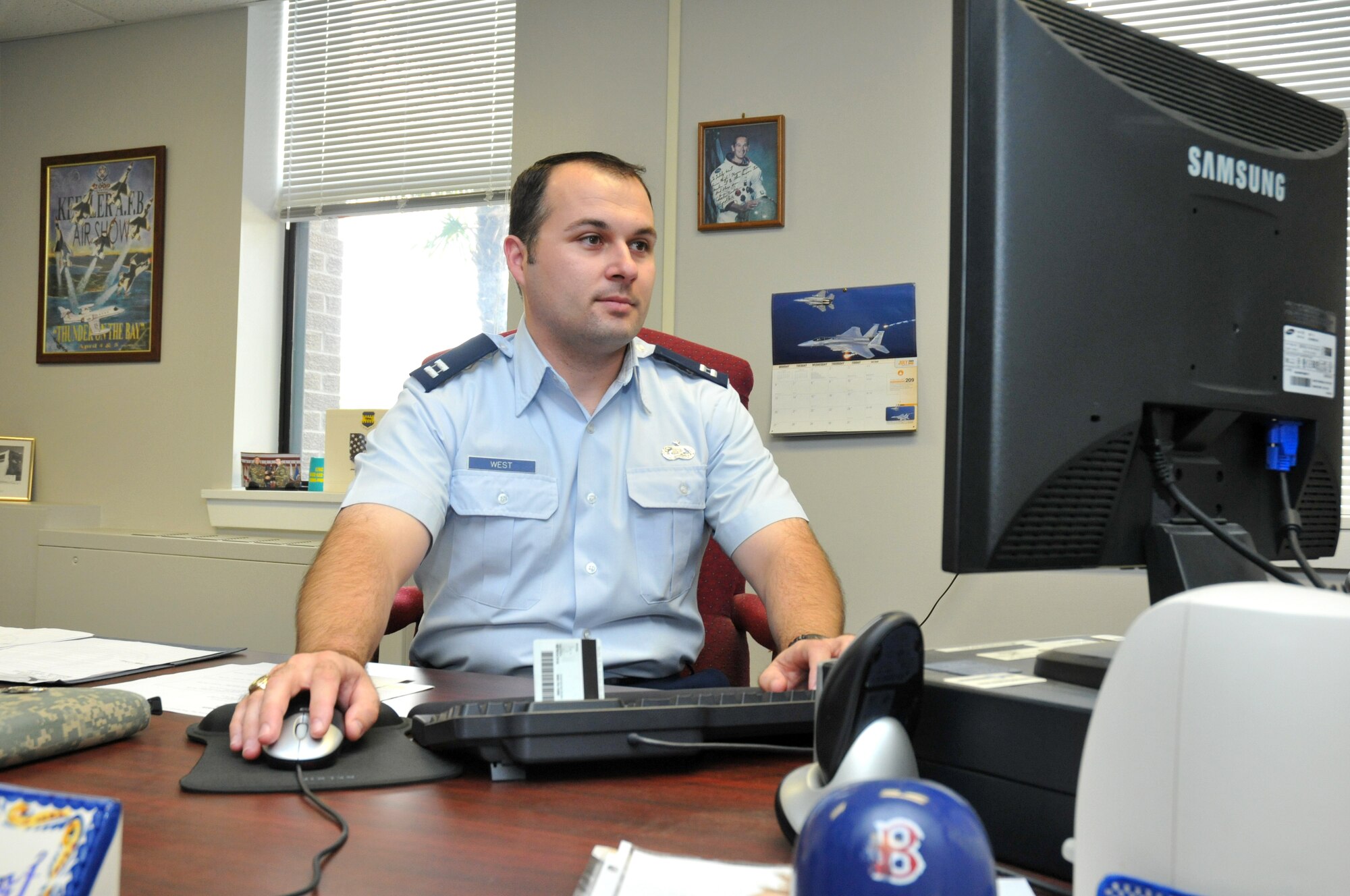 Capt. Theodore (Ted) “Radar” West  (U.S. Air Force photo by Adam Bond)