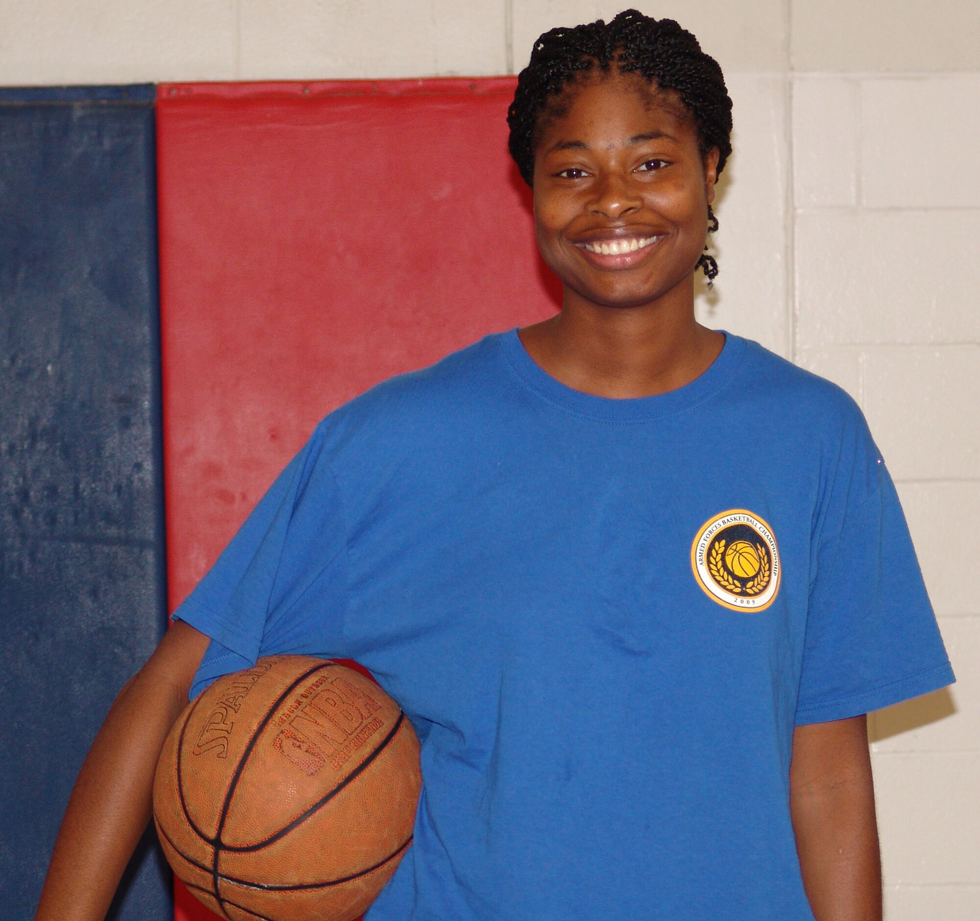 Airman 1st Class Talia Johnson was recently selected to represent the Air Force and the United States Armed Forces at the 2009 Tournament of the Stars National Championship, Aug. 6-10, in Lake Charles, La. (USAF photo/Lois Walsh)