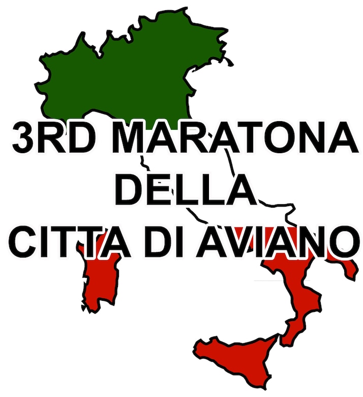 This is the official artwork for the 3rd Annual Aviano Marathon, also known as the 3rd Maratona Della Citta Di Aviano, being held Sept. 13, 2009.  (Courtesy artwork)