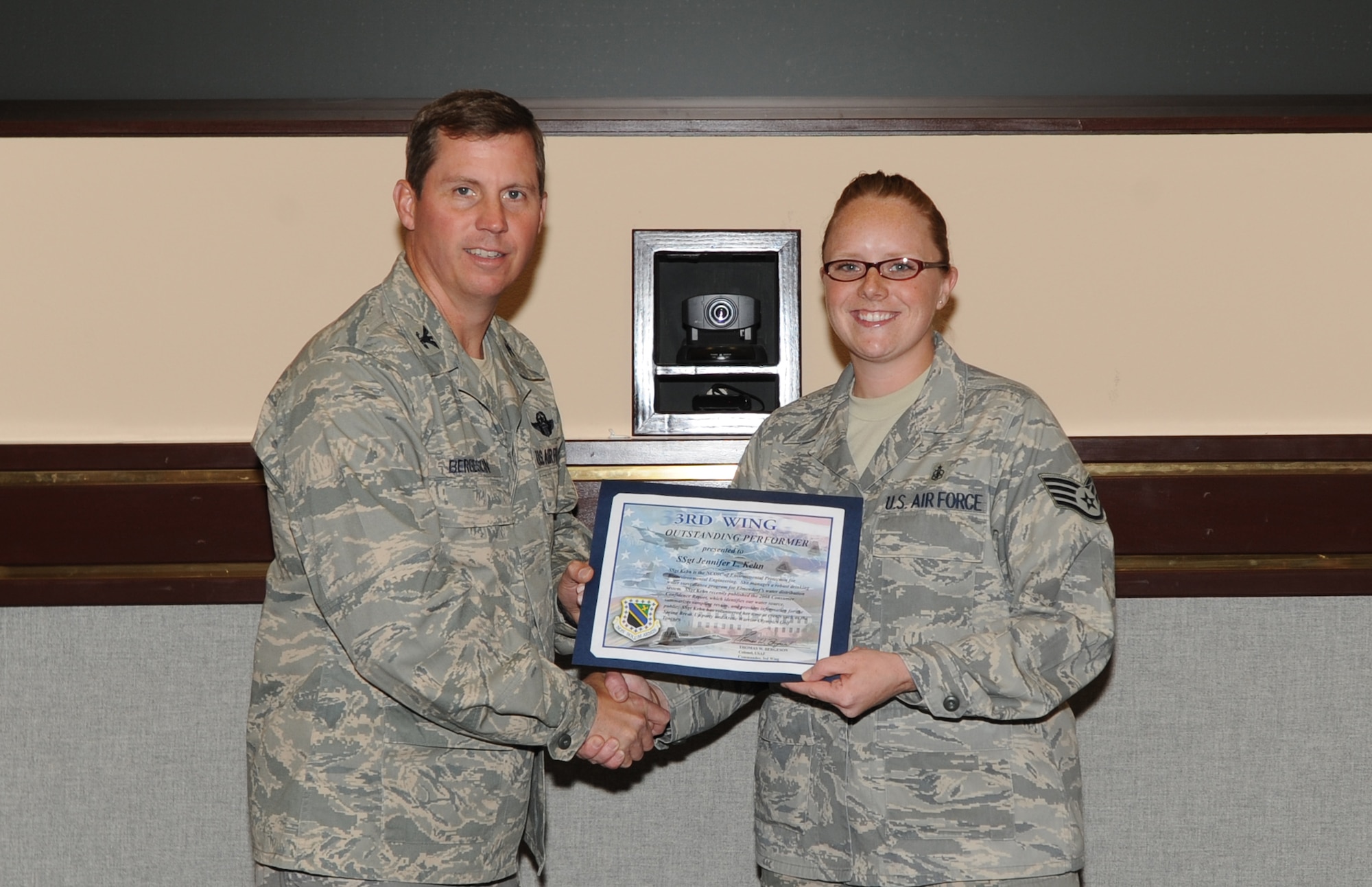 Staff Sgt. Jennifer Kehn, Outstanding performer (U.S. Air Force photo/Senior Airman Cynthia Spalding)