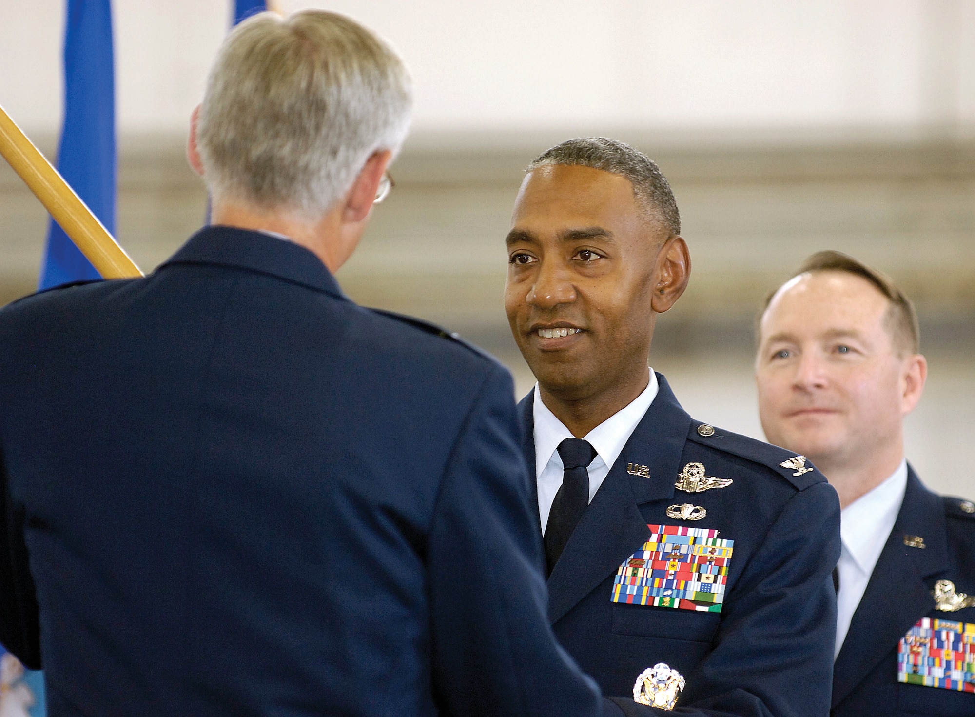 Col. Merrill Armstrong took command of the Air Force Flight Standards Agency July 15. (Air Force photo by Margo Wright)