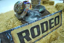 William "Papa J" Johnson has been collecting hat pins from every RODEO held at McChord Air Force Base, Wash. The pins remind him of the camaraderie and spirit of RODEO. (U.S. Air Force Photo/Master Sgt. Collen McGee)