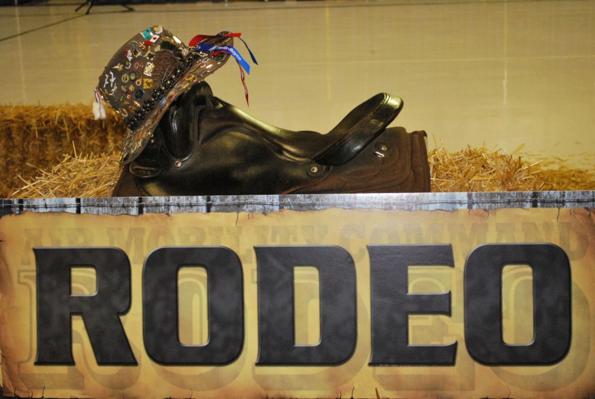 William "Papa J" Johnson has been collecting hat pins from every RODEO held at McChord Air Force Base, Wash. The pins remind him of the camaraderie and spirit of RODEO. (U.S. Air Force Photo/Master Sgt. Collen McGee)
