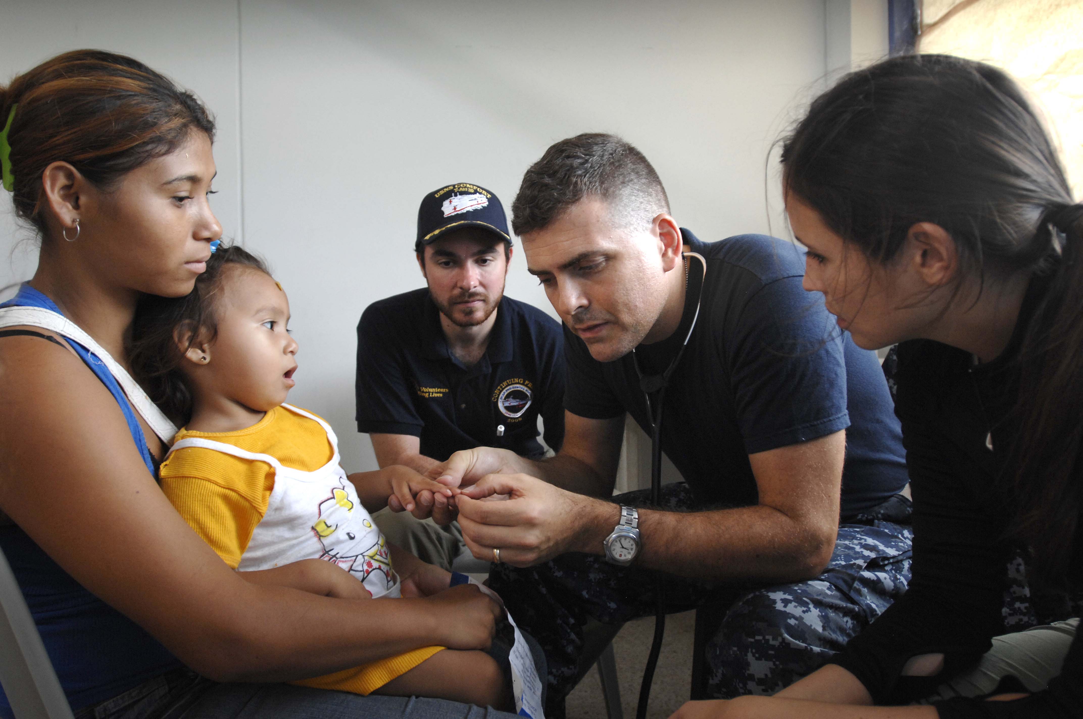 Navy Cmdr. (Dr.) John Fortunato, a pediatric gastroenterologist ...