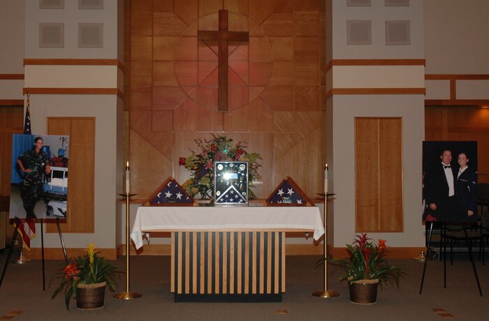A memorial service was held here today at The Base Chapel for Staff Sgt. Danielle Mincey. Sergeant Mincey was laid to rest on July 18, 2009. (U.S. Air Force photo/Staff Sgt. Scott Mathews)