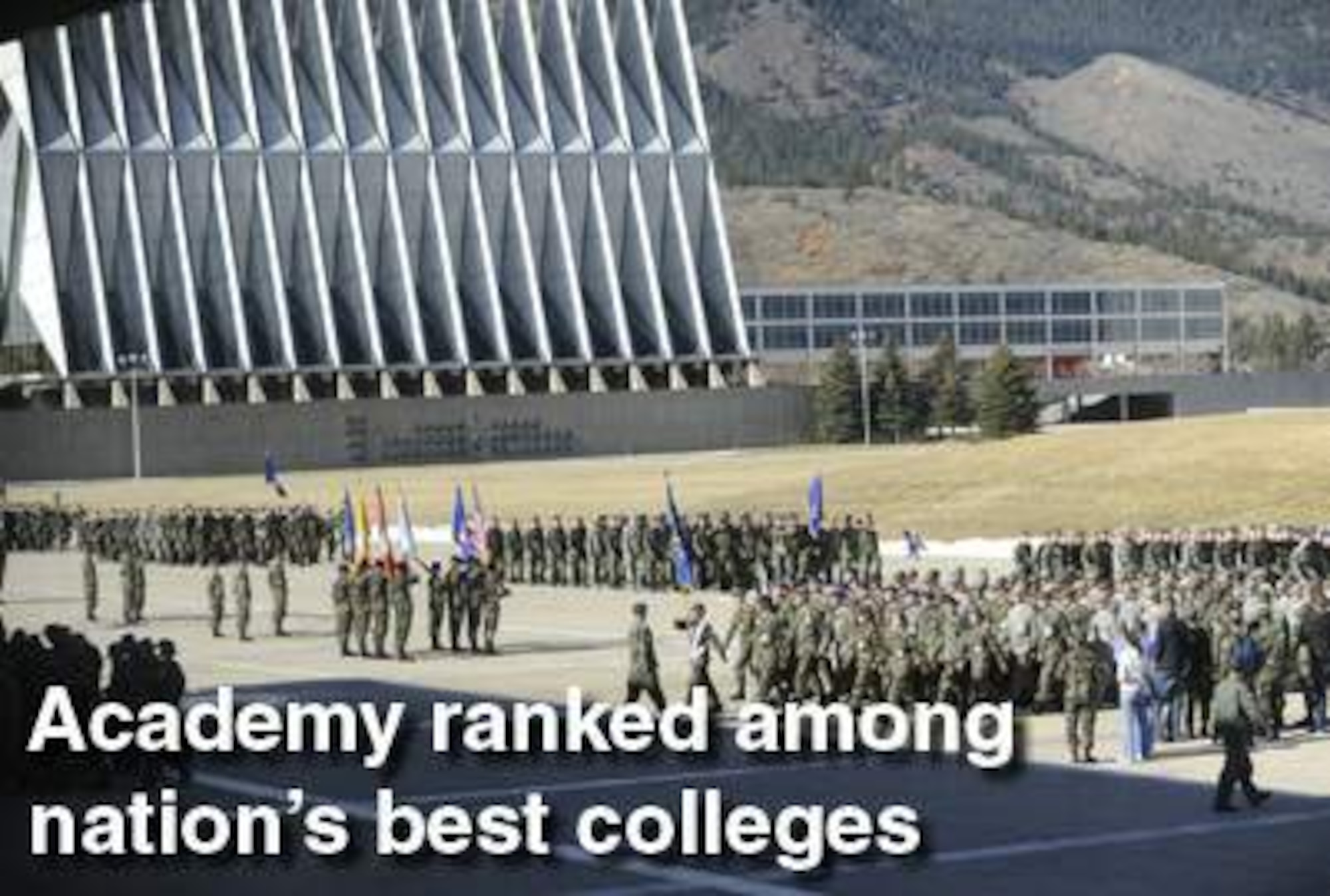The U.S. Air Force Academy's professors are among the most accessible in the nation, according to The Best 371 Colleges guide released by Princeton Review July 28. (U.S. Air Force photo illustration)