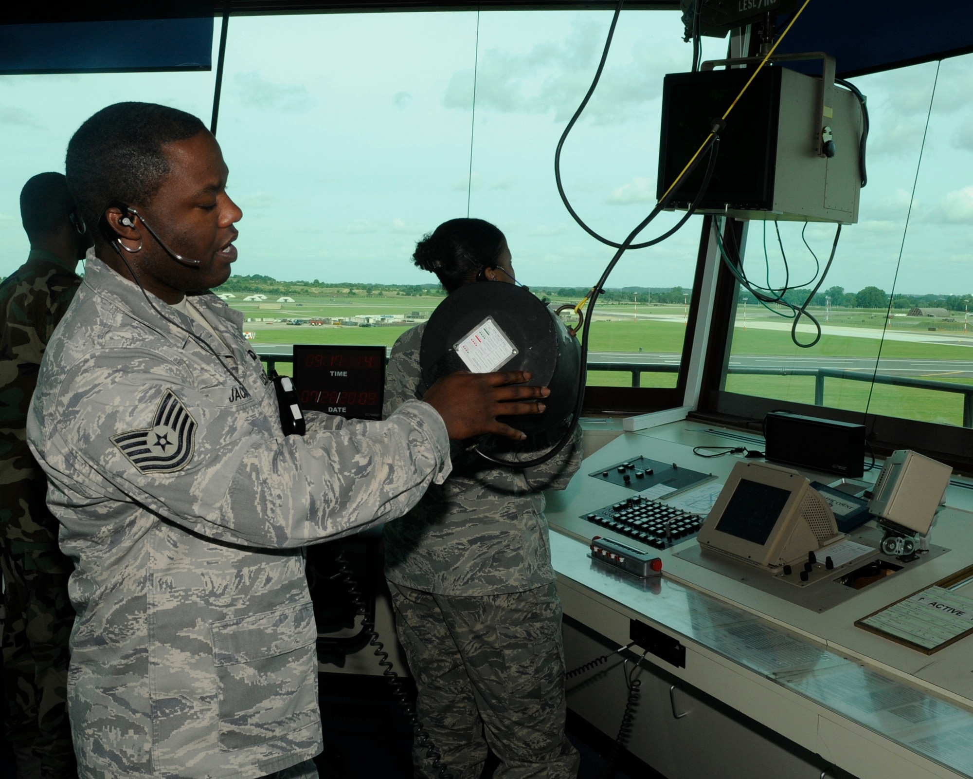 Tech. Sgt. Leonard Jackson, 48th Operations Support Squadron air traffic control tower watch supervisor, was nominated for the Liberty Spotlight by his chain of command because he practices the Air Force core value of "Excellence in all we Do.”