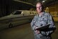 Master Sgt. Clinton Lowe, 379th Expeditionary Maintenance Group quality assurance inspector, completes an inspection on a C-21A here, July 29. Sergeant Lowe inspects maintenance processes, at all levels, and serves daily as a technical advisor to the maintenance leadership. He is a native of Fargo, N.D., and is deployed from Hector International Airport, North Dakota Air National Guard, in support of Operations Iraqi and Enduring Freedom.  (U.S. Air Force Photo/Tech. Sgt. Jason W. Edwards)