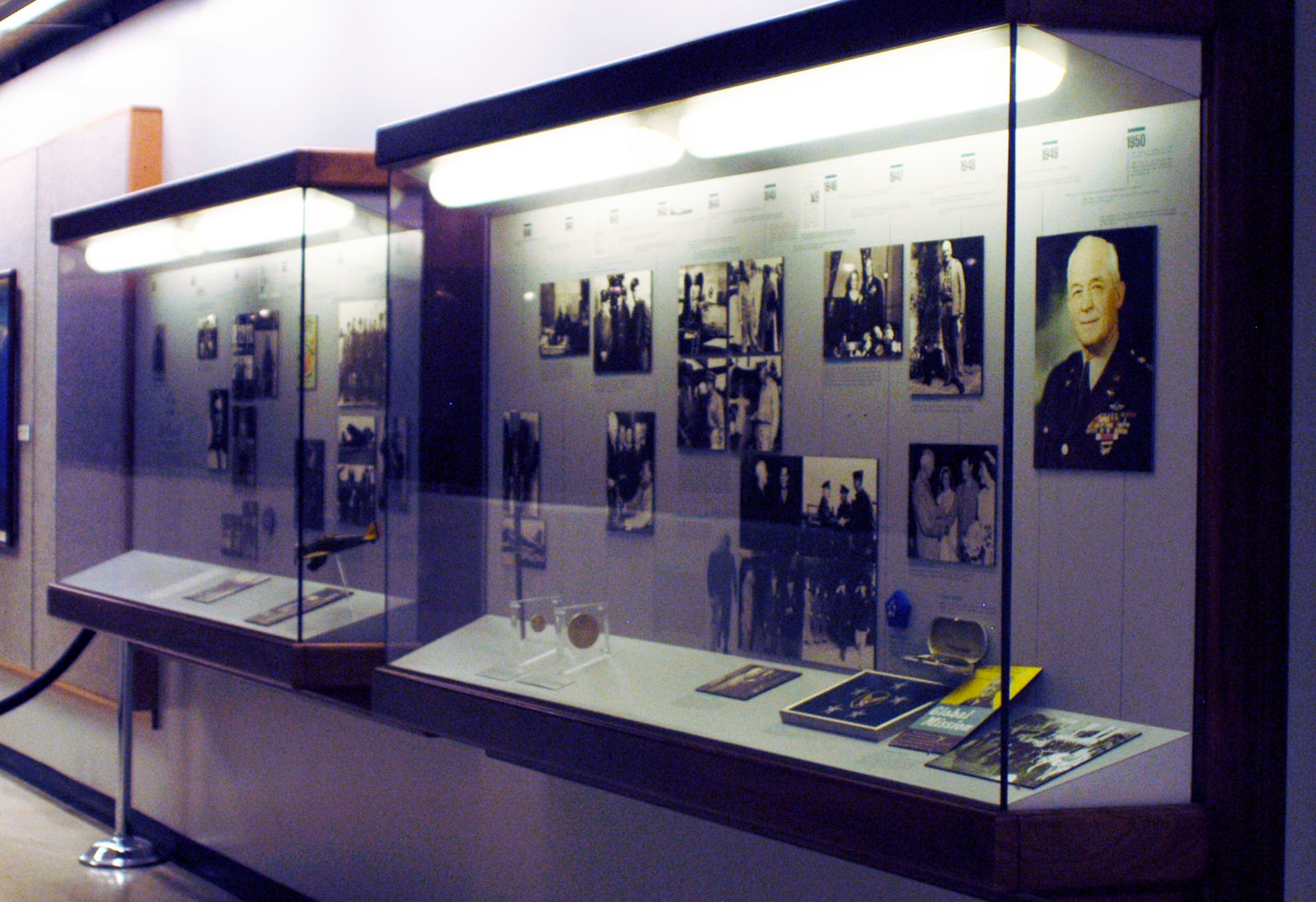 DAYTON, Ohio -- Gen. Henry H. "Hap" Arnold exhibit on the second floor of the National Museum of the U.S. Air Force. (U.S. Air Force photo)