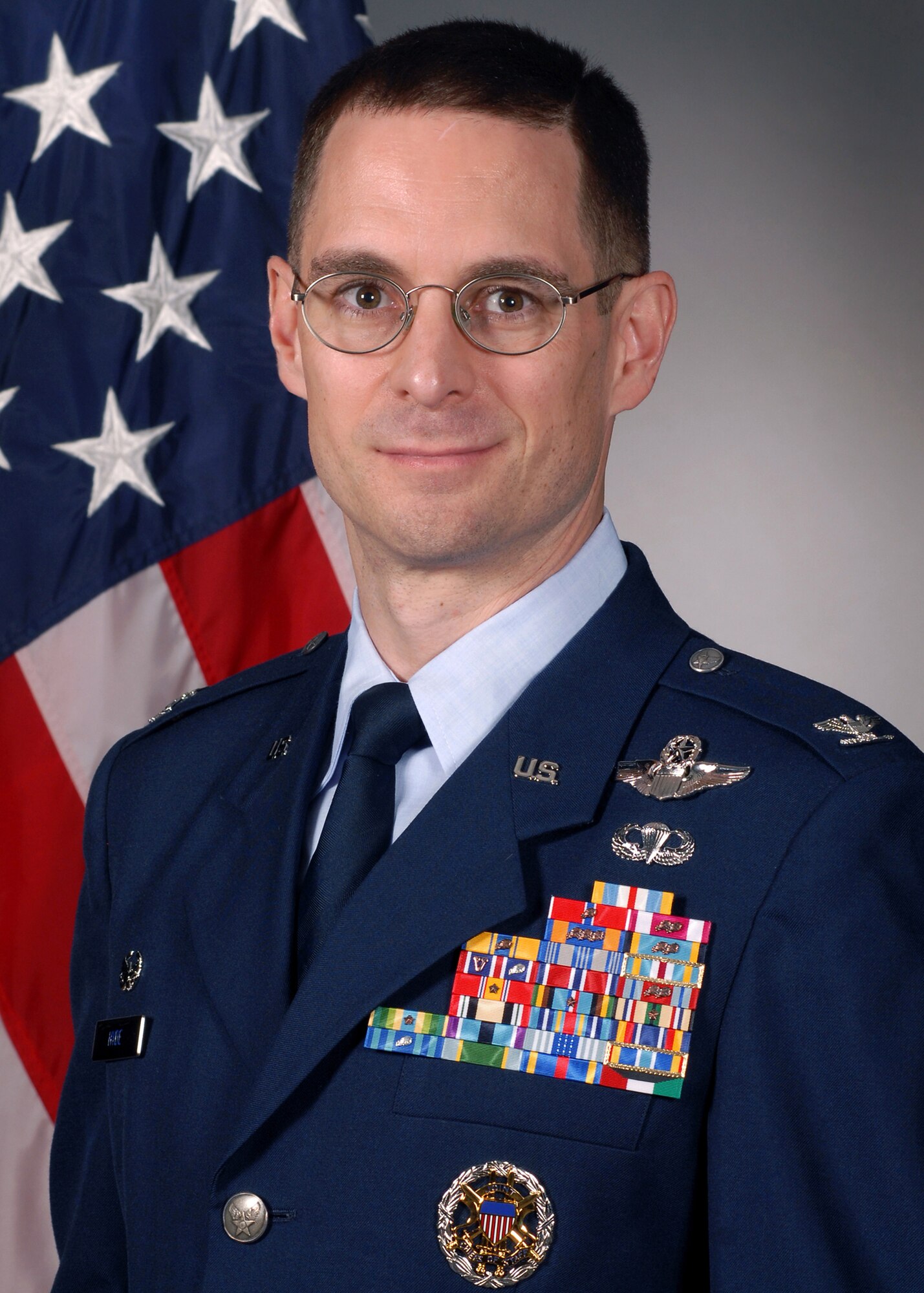 Col. C.K. Hyde, 314th Airlift Wing commander