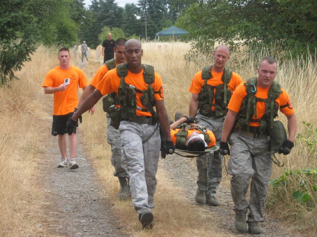 Members of the 437th Aerial Port Squadron participated in Rodeo 2009, held at McChord AFB, Wash., July 19 through 24.