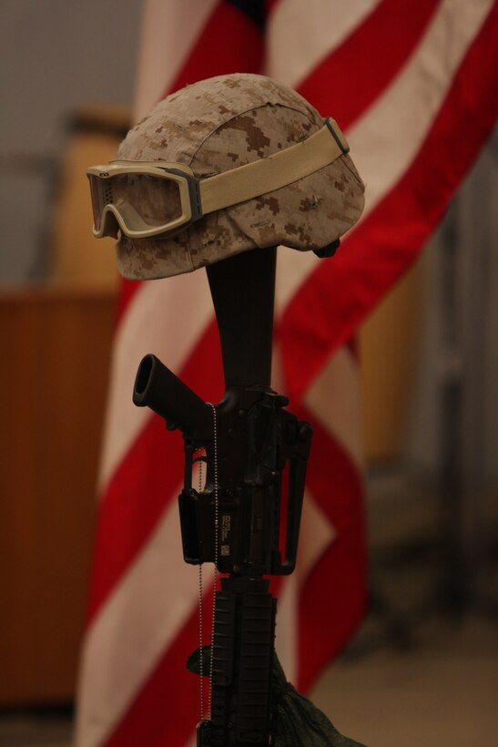 – Marines, civilians and loved ones gathered at the Combat Center’s Protestant Chapel July 31 to honor the life and service of Sgt. Jose Esquivel, a communications chief with Marine Corps Tactics and Operations Group, who was killed in a car accident July 19 in Whittier, Calif.