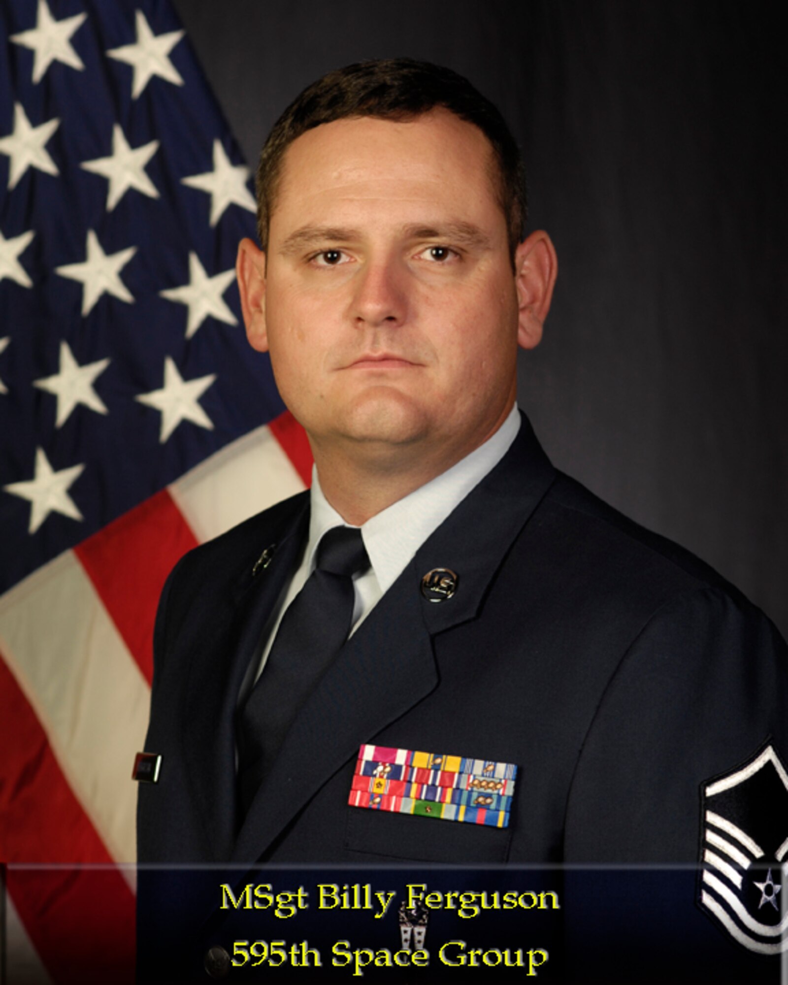 VANDENBERG AIR FORCE BASE, Calif. – Master Sgt. Billy Ferguson Jr., from the 595th Space Group, is the quarterly award winner in the senior master sergeant category. 
