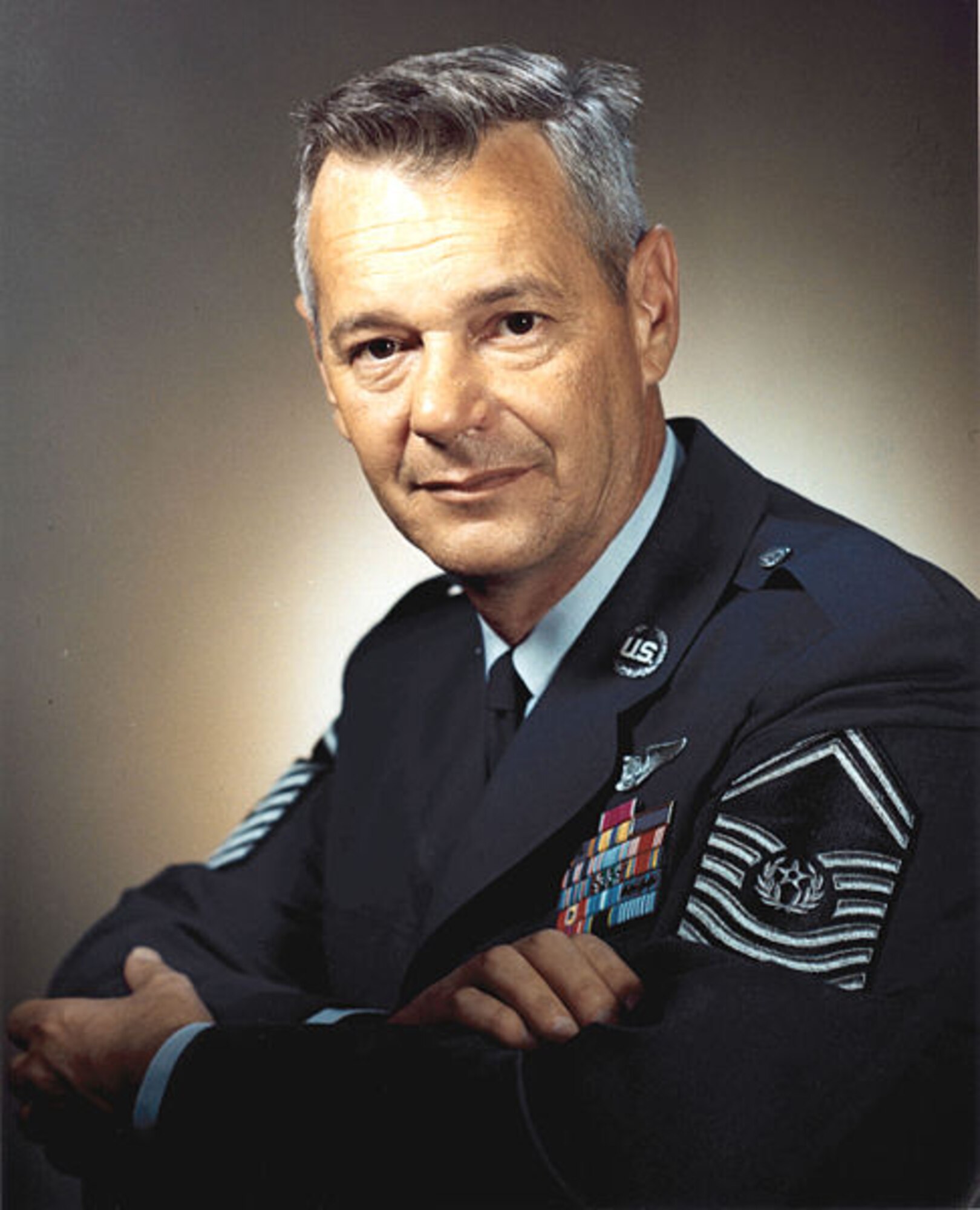 From Airman Leadership Schools, to NCO academies, to the USAF Senior NCO Academy, to gatherings of professional military associations, to one-on-one visits at Air Force bases around the world, Chief Master Sgt. Paul Airey proclaimed a consistent message: “Love your Air Force. Always do the very best job you can.”  (U.S. Air Force photo)