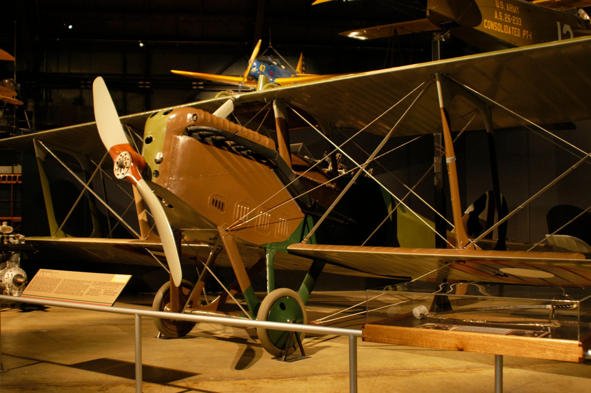 DAYTON, Ohio -- Packard LePere LUSAC in the Early Years Gallery at the National Museum of the United States Air Force. (U.S. Air Force photo)