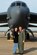 Maj. Maury Kent, 917th Wing Operations Support Flight, wing weapons officer, Barksdale Air Force Base, La., poses in front of a B-52 Stratofortress on the ramp with his wife Cheryl at Barksdale AFB, Dec. 6, 2008. Maj. Kent recently made a move from the 93rd Bomb Squadron to the 47th Fighter Squadron. After training on the A-10 Thunderbolt, Maj. Kent will return the here as a fighter pilot for the 47th FS. (Courtesy photo)