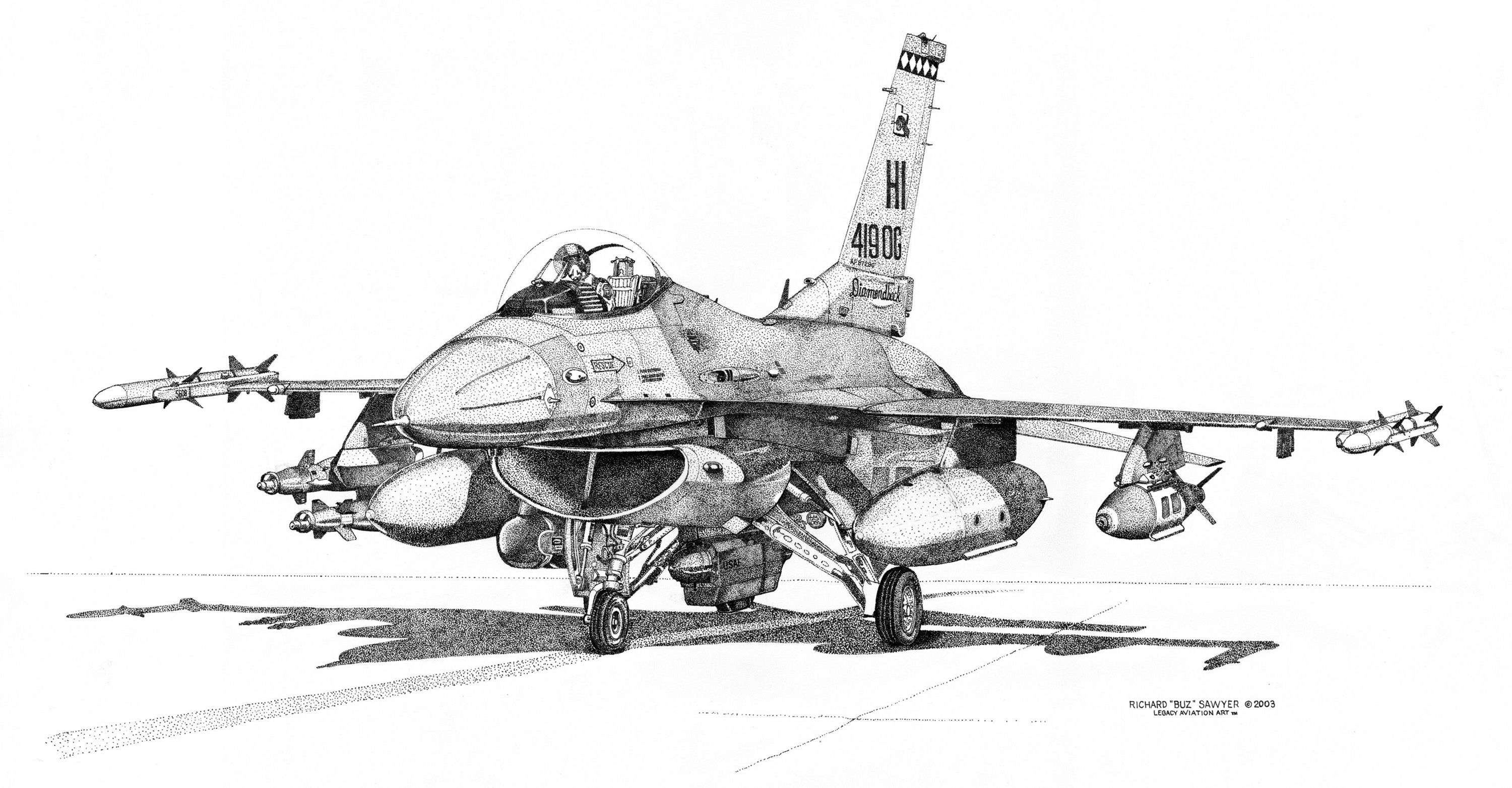 Air force sketch sales