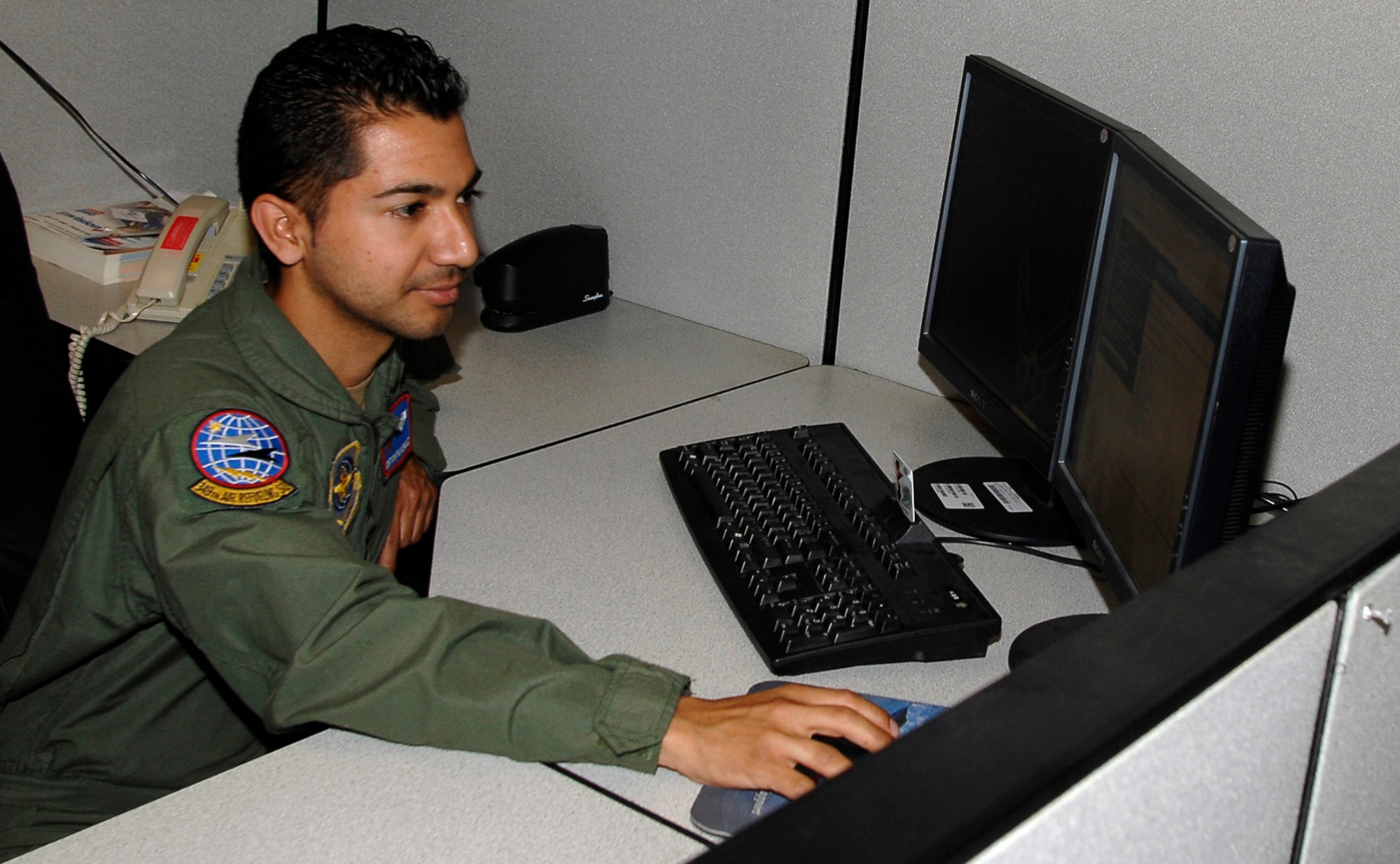 Staff Sgt. Martin Rodriguez, 349th Air Refueling Squadron in-flight refueling operator
