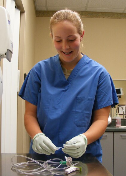 DYESS AIR FORCE BASE, Texas - Airman 1st Class Kayla Fox is this week's warrior. (U.S. Air Force photo by Airman 1st Class Felicia Juenke)