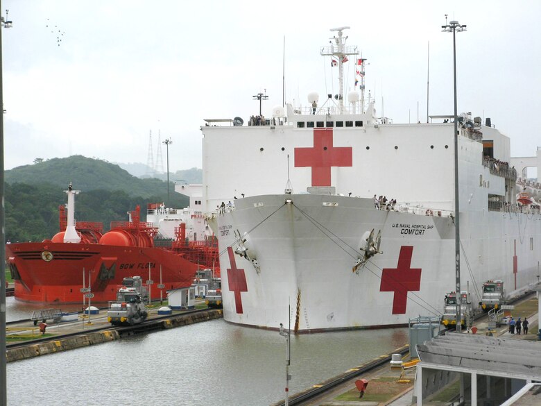 Airmen Aboard Hospital Ship Providing Humanitarian Help U S