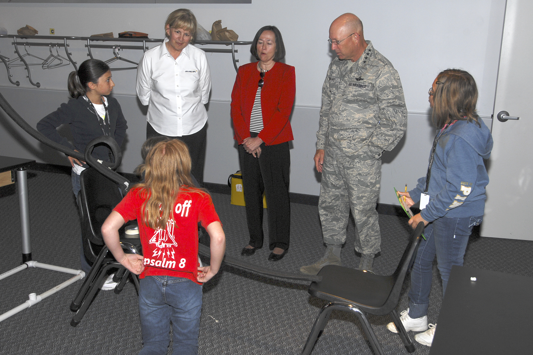 Starbase visit at Selfridge ANGB, Mich.