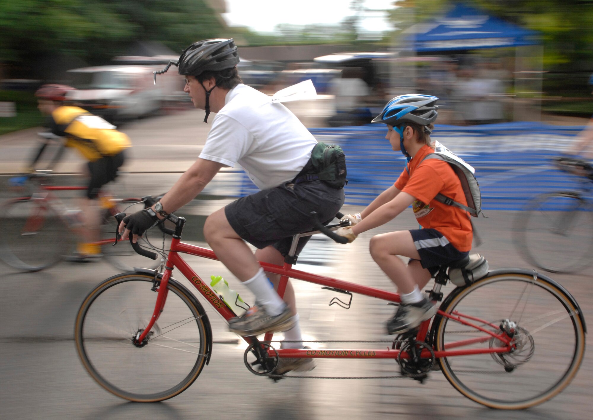 Bikers raise money for wounded warriors during Cycling Classic Air Force Article Display