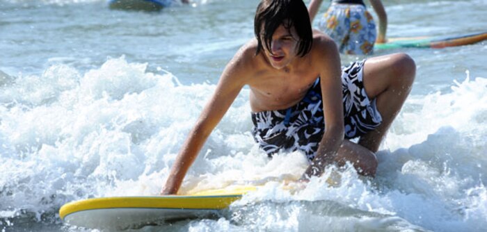 Marines and sailors with Chemical Biological Incident Response Force, II Marine Expeditionary Force run in the 2009 Maryland Special Olympics Torch Run, here, June 4. The “Flame of Hope” torch is dedicated in Emily Borrell’s memory, who is the daughter of the Charles Country area director for the Special Olympics, Marilyn Borrell.