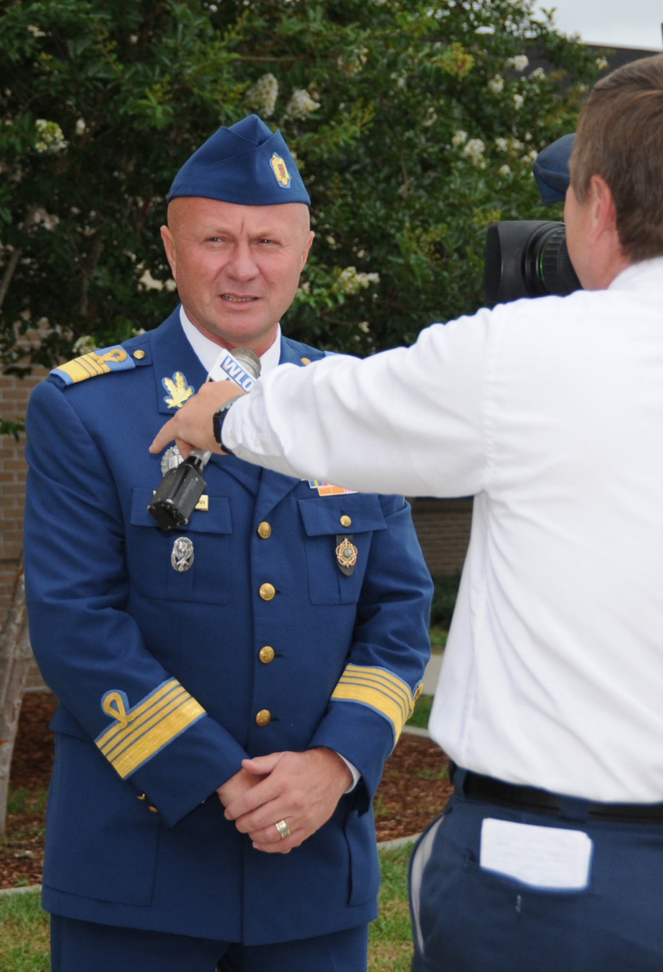 An opening ceremony June 6 marks the beginning of the 5th CISM Women's Soccer Championship.  Teams from Brazil, Canada, France, Germany, The Netherlands, The Republic of South Korea, and the United States marched in a Keesler parade to kick off the ten-day event.  The ceremony also featured drill demonstrations from the 334th Training Squadron, remarks from Col. Ian Dickinson, 81st Training Wing commander, and Col. Stefan margeane, official CISM representative.  Organizers say the tournament represents a chance to build bonds and friendships between the countries, and encourages the CISM's motto "Friendship through Sports."  (U.S. Air Force photo by Kemberly Groue)
