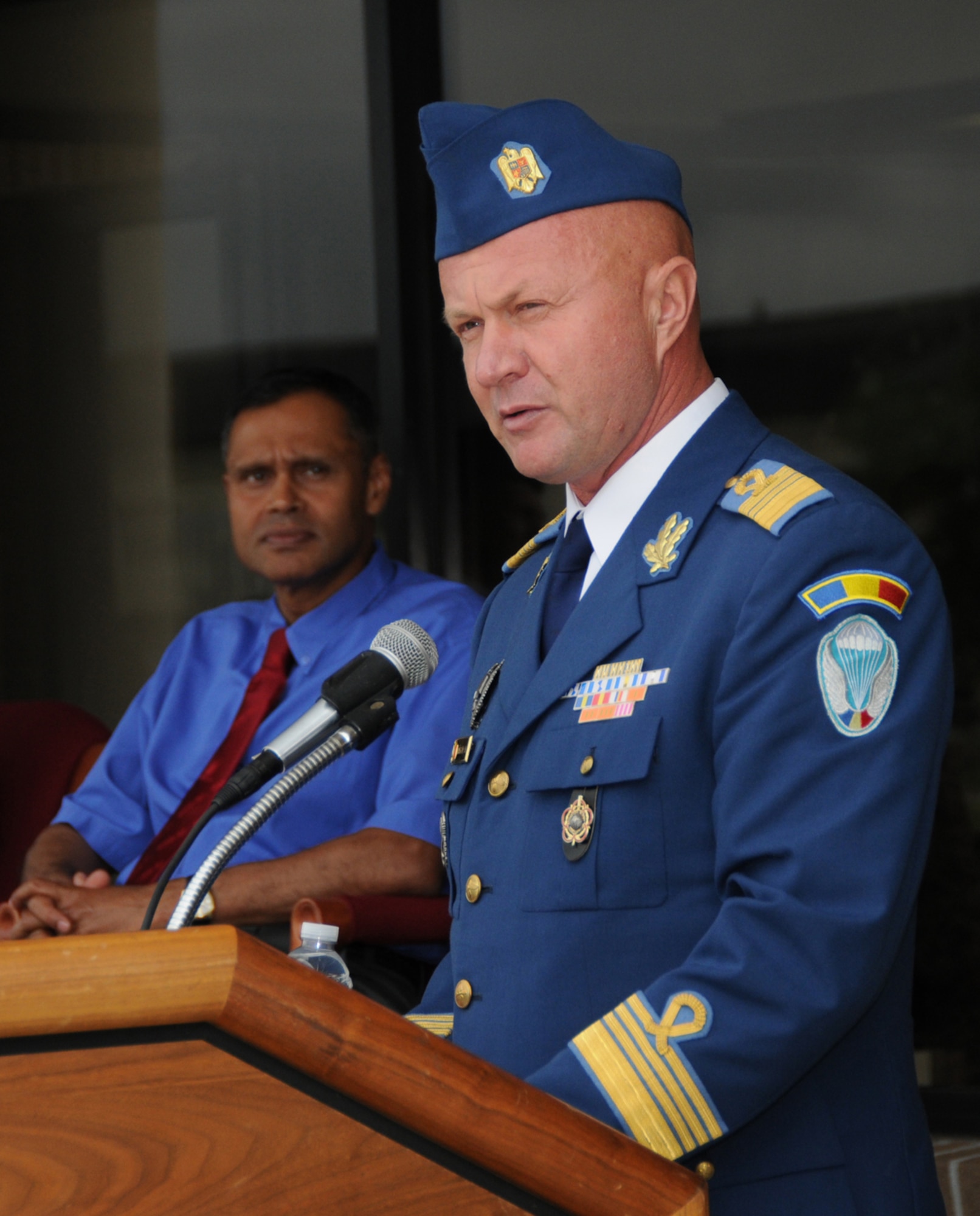 An opening ceremony June 6 marks the beginning of the 5th CISM Women's Soccer Championship.  Teams from Brazil, Canada, France, Germany, The Netherlands, The Republic of South Korea, and the United States marched in a Keesler parade to kick off the ten-day event.  The ceremony also featured drill demonstrations from the 334th Training Squadron, remarks from Col. Ian Dickinson, 81st Training Wing commander, and Col. Stefan margeane, official CISM representative.  Organizers say the tournament represents a chance to build bonds and friendships between the countries, and encourages the CISM's motto "Friendship through Sports."  (U.S. Air Force photo by Kemberly Groue)
