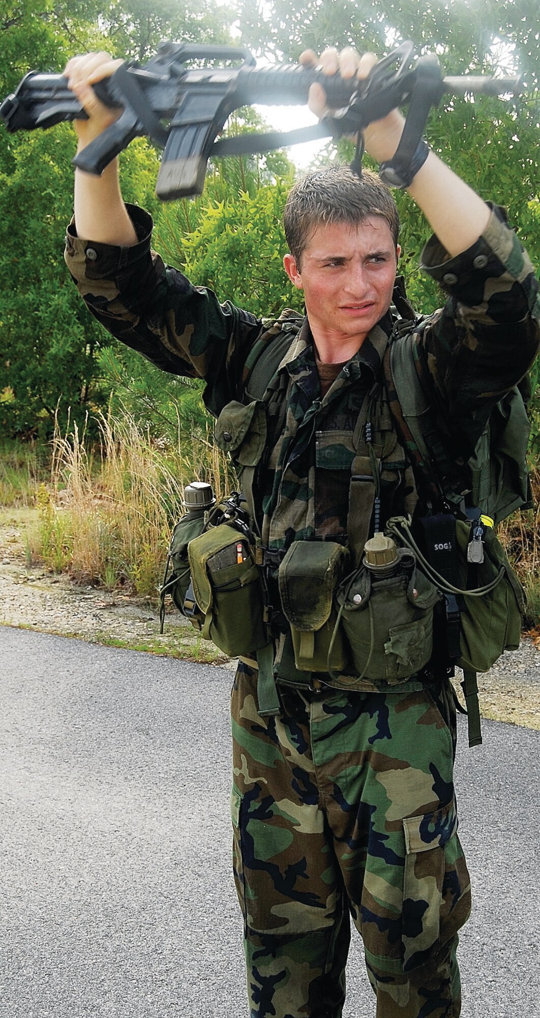 Students of the Combat Control School Class 09-003 complete week 10 of a 13 week training consisting of landing and drop zone procedures. This portion of training is considered one of the most important blocks in the combat control career field.