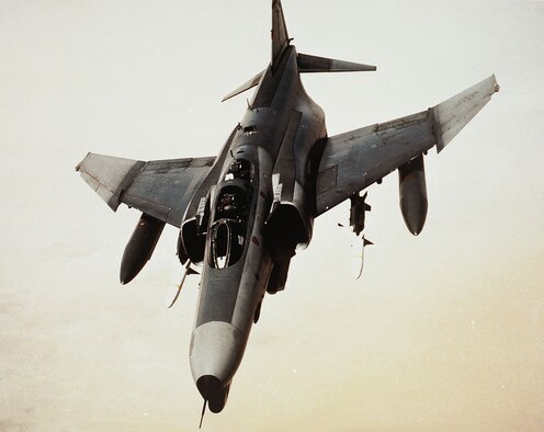 F-4G crews performed brilliantly against Iraqi radar sites during Operation DESERT STORM in 1991 and in follow-on strikes during the 1990s. The F-4G was retired in 1995. (U.S. Air Force photo)