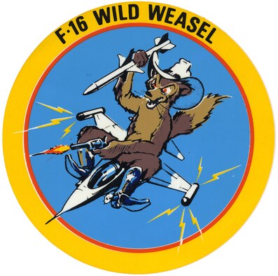 Wild Weasel patch. (U.S. Air Force photo)