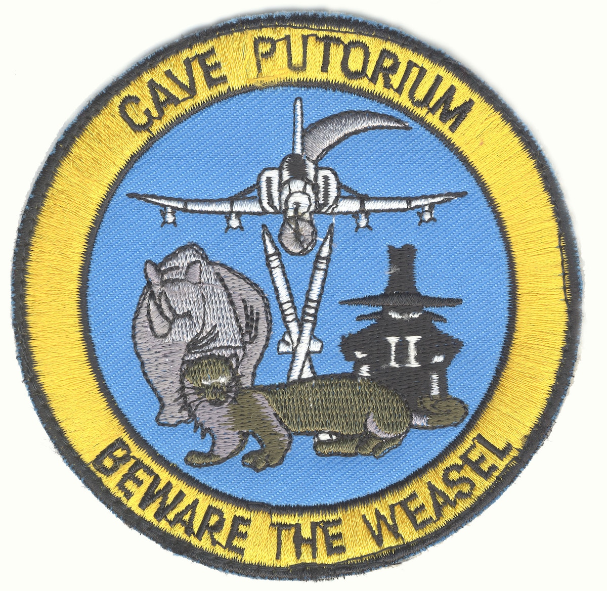 F-16 Wild Weasel パッチセット三沢基地 USAF 14TH FIGHTER SQ -14 FS- F-16 WILD WEASEL -YGBSM-Misawa AB