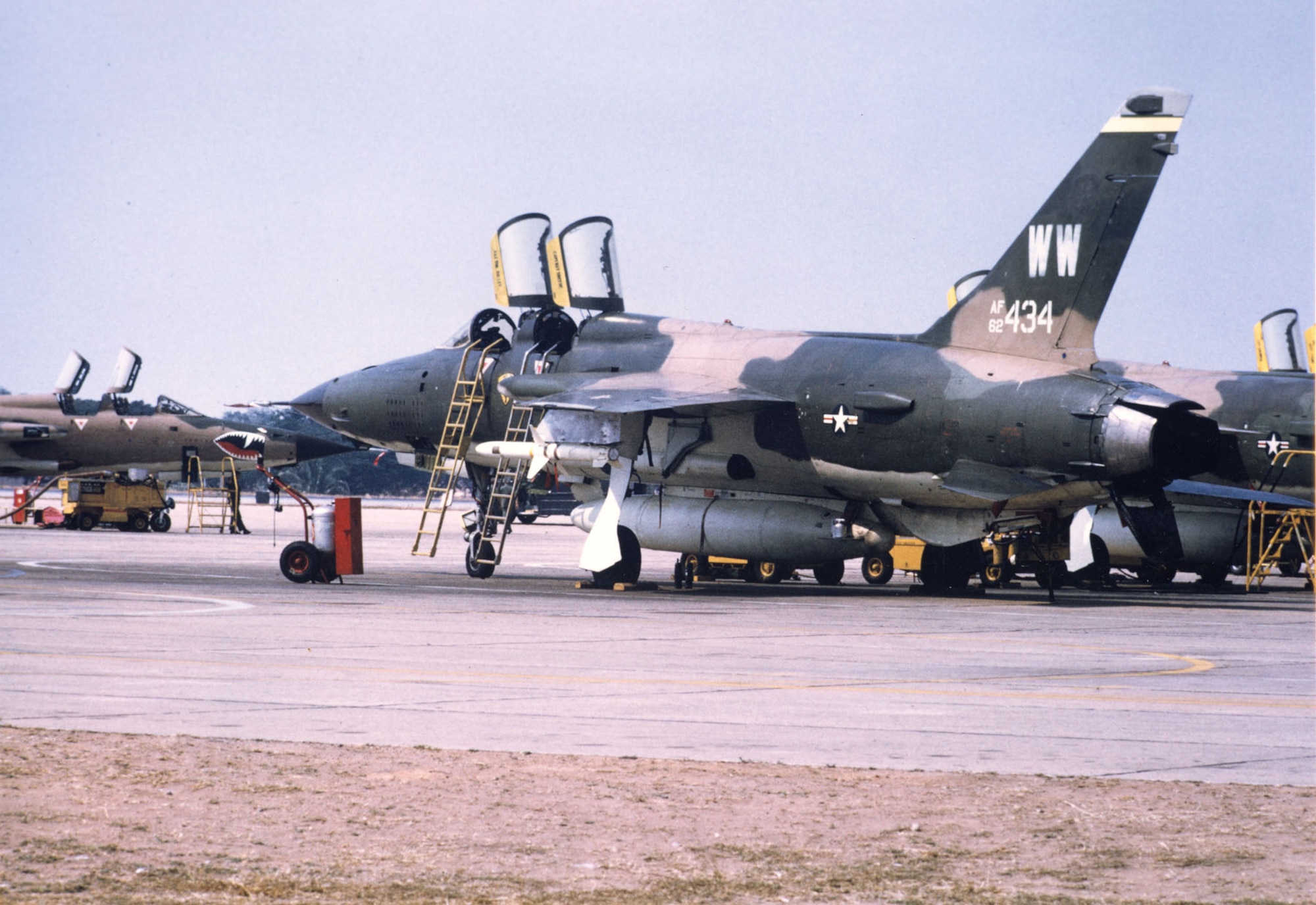 F-105G of the 561st Tactical Fighter Squadron at Korat. (U.S. Air Force photo)