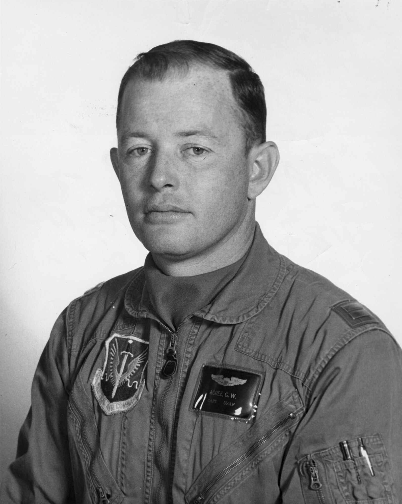 Before becoming the Air Force Project Manager for the AGM-78, Acree flew 126 F-105D combat missions over North Vietnam. (U.S. Air Force photo)