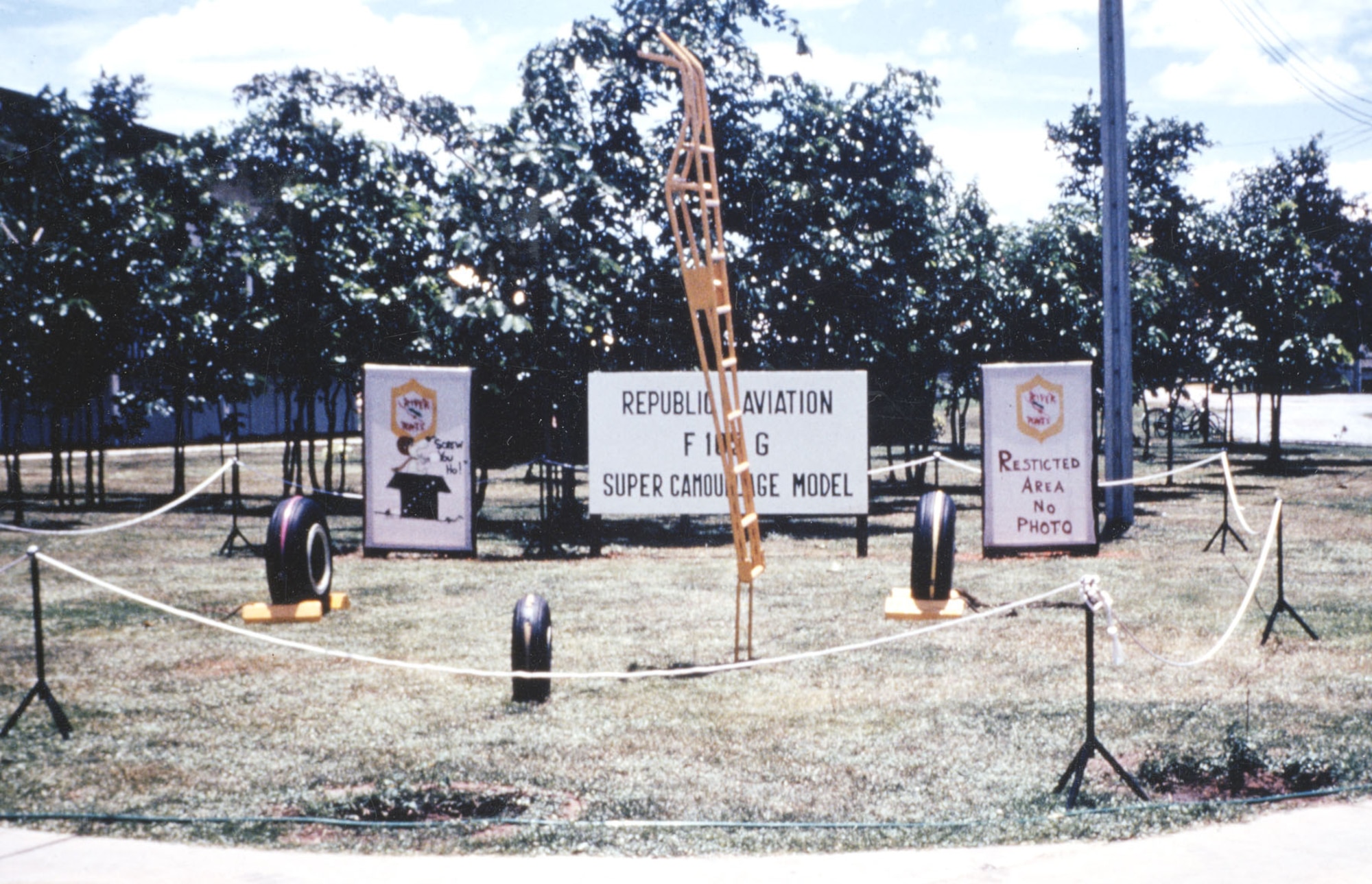 A bit of Wild Weasel humor that predated stealth aircraft. (U.S. Air Force photo)