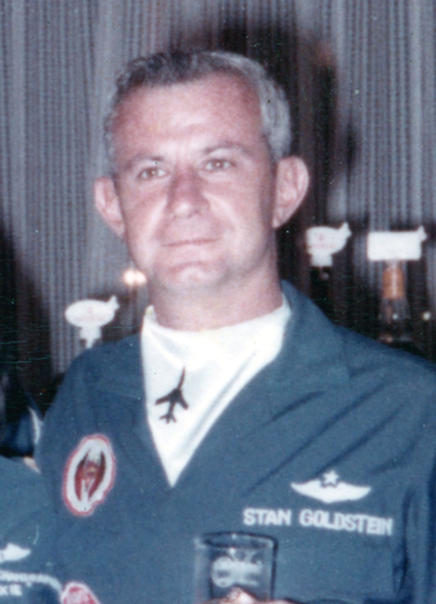 Goldstein in his party suit. (U.S. Air Force photo)